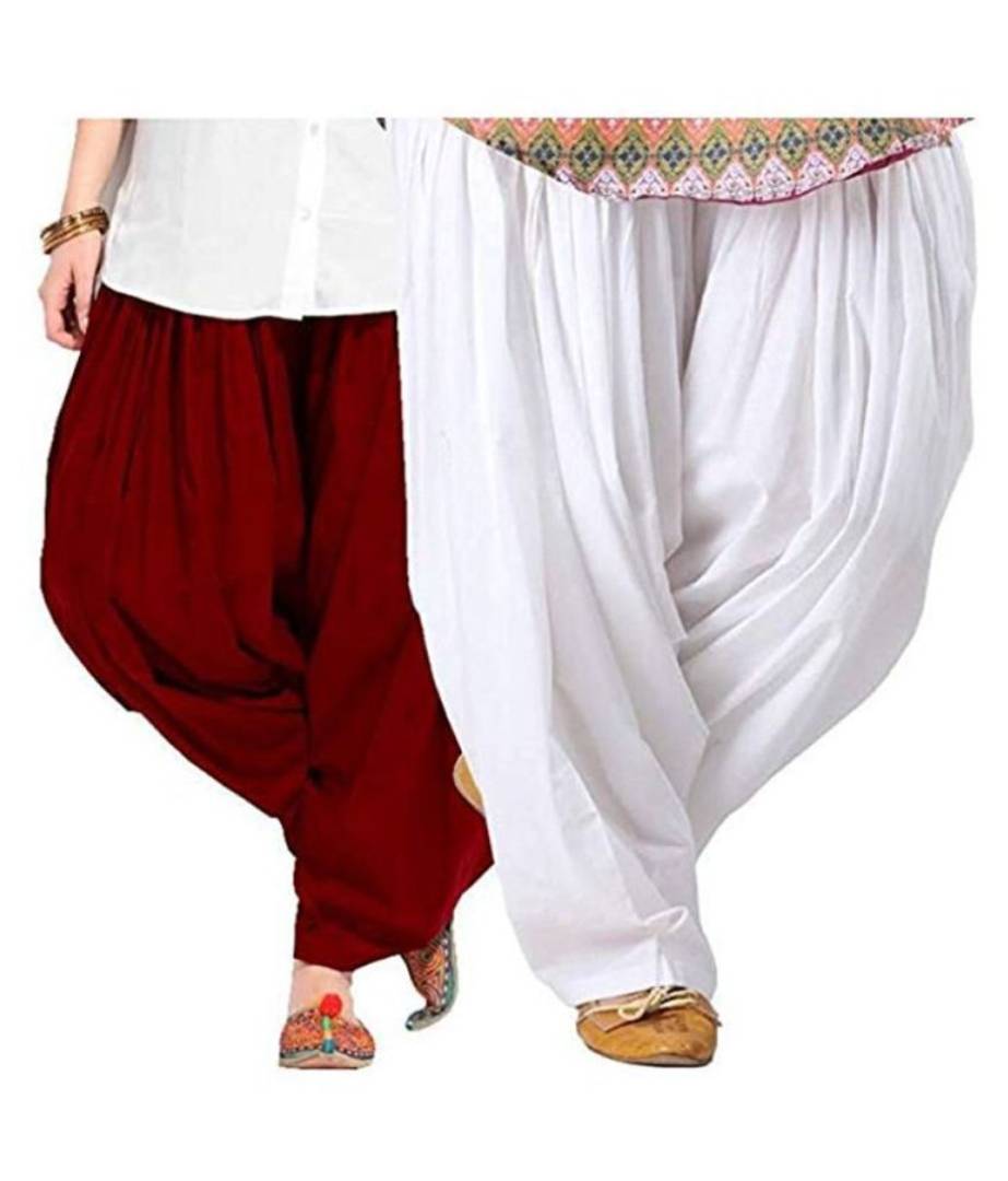 WOMEN COTTON SEMI PATIALA (pack of -2)