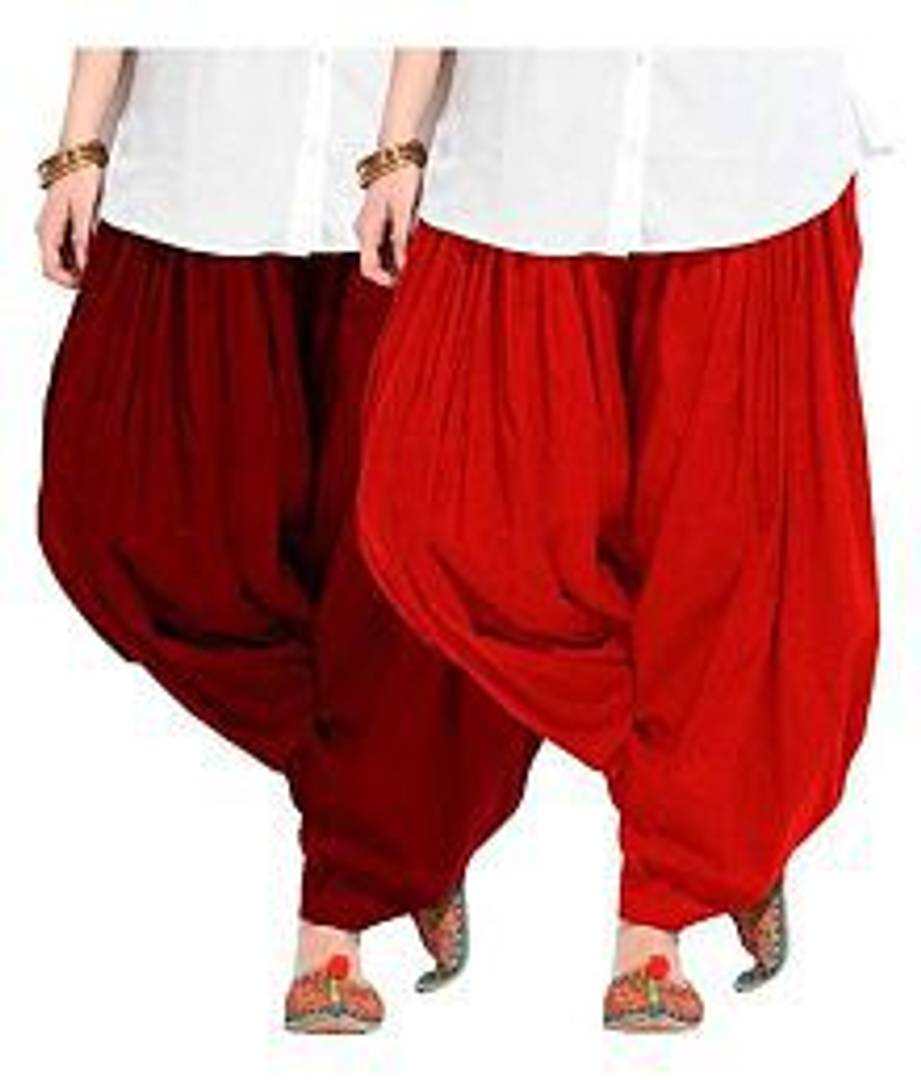 WOMEN COTTON SEMI PATIALA (pack of -2)