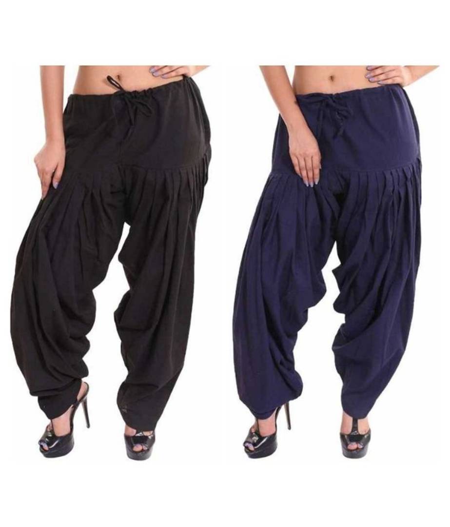 Women Cotton Semi Patiala (Pack of -2)