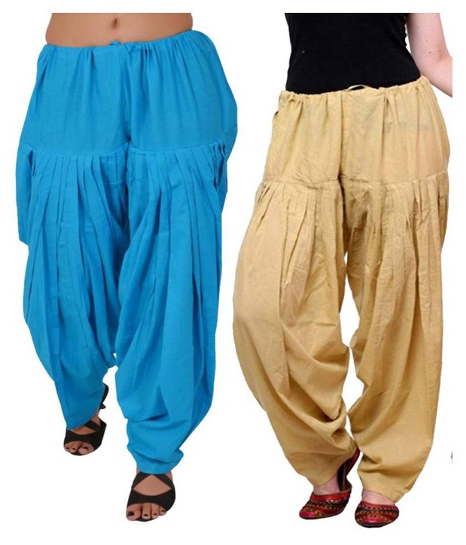 Women's Loose Fit Patiala Salwar (pack of -2)