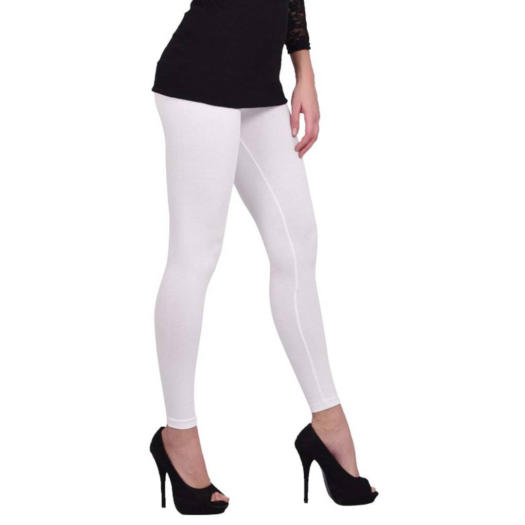 Stylish Cotton Solid Leggings For Women