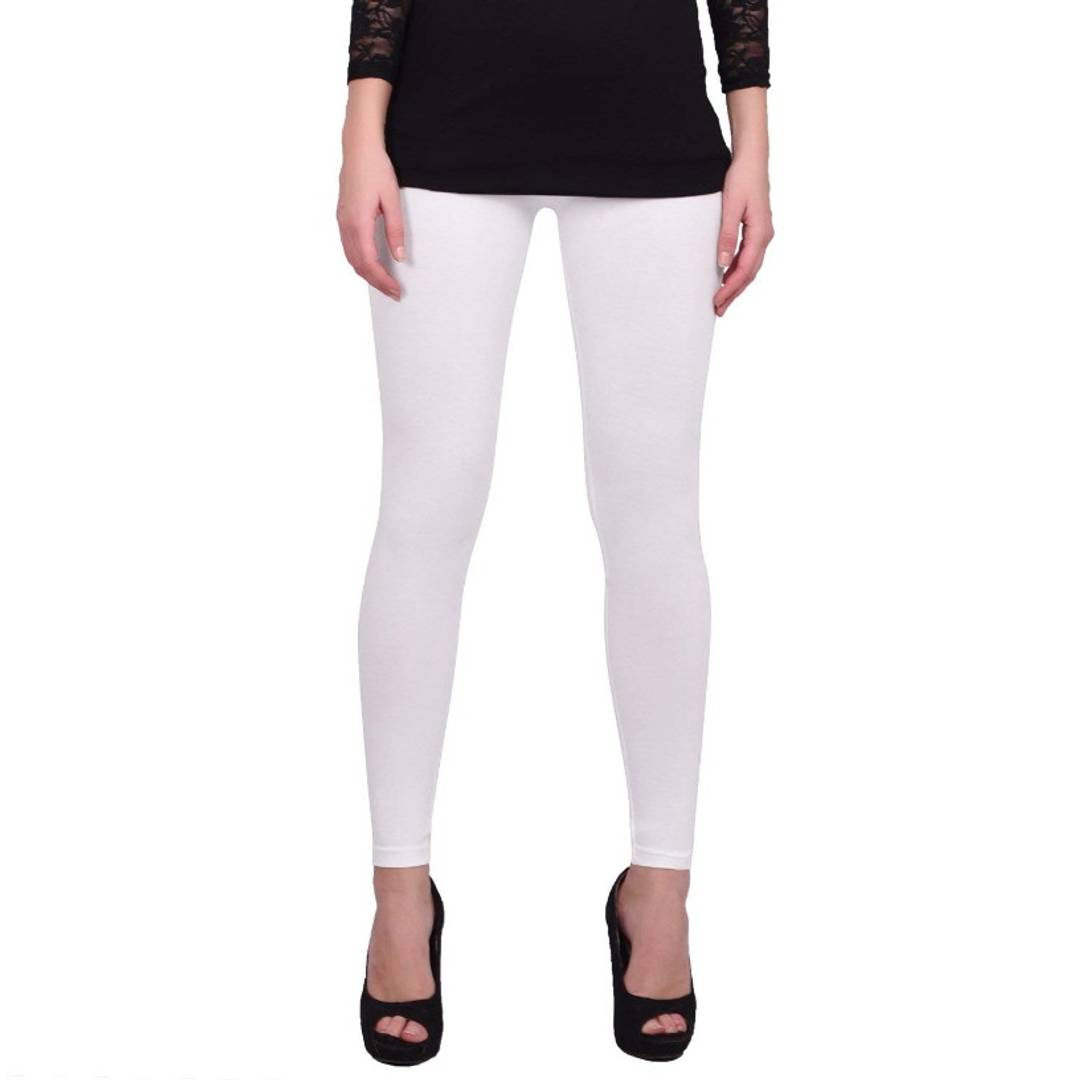 Stylish Cotton Solid Leggings For Women