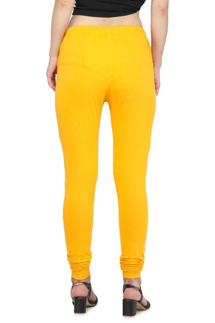Trendy Cotton Blend Churidar Legging With Drawstring Waistband