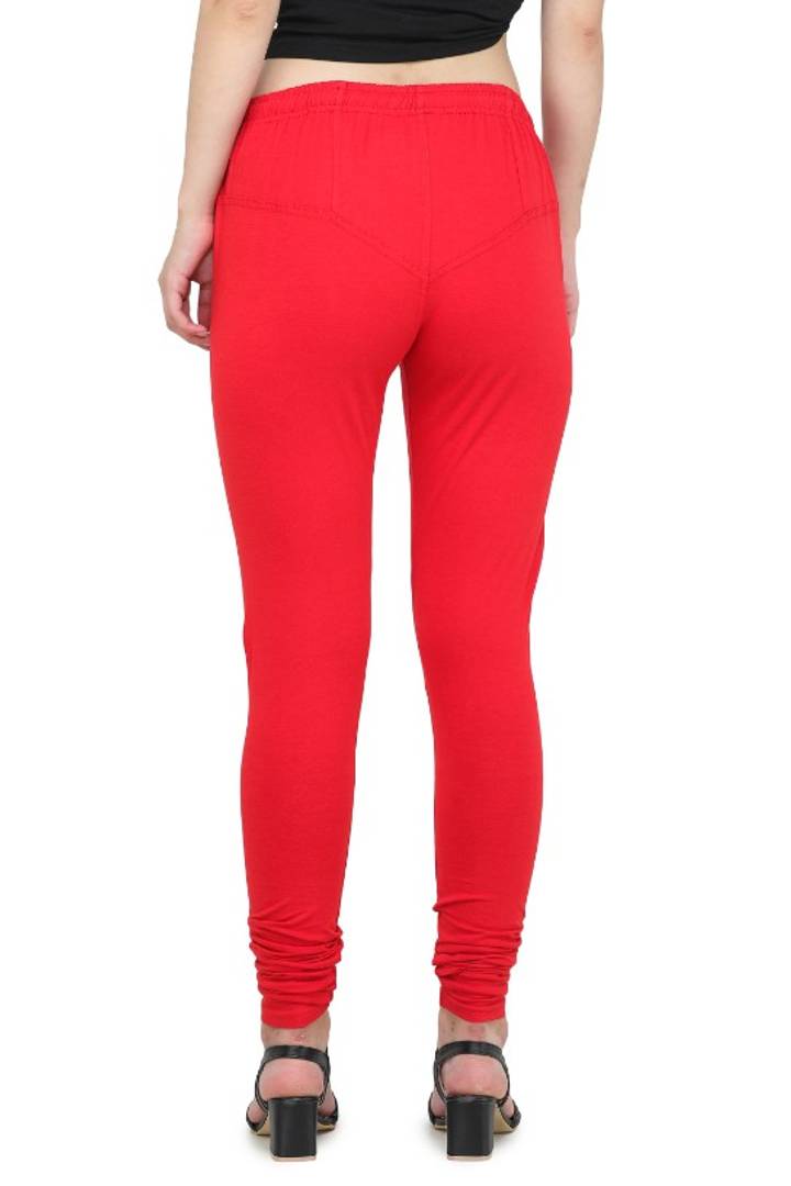 Trendy Cotton Blend Churidar Legging With Drawstring Waistband