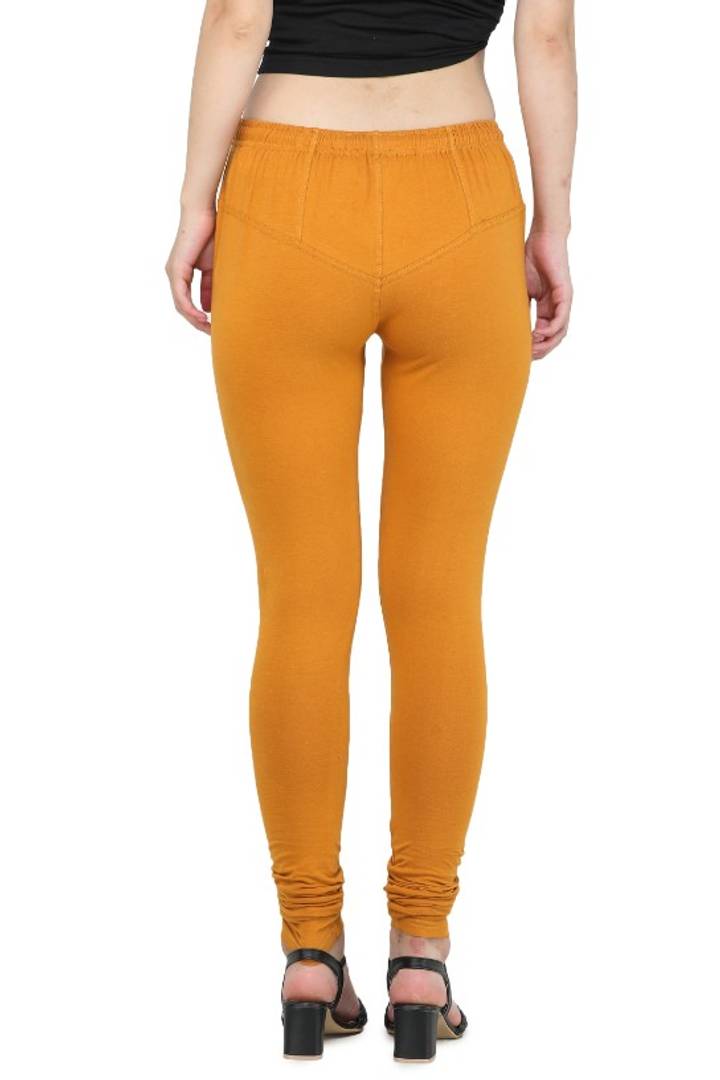 Trendy Cotton Blend Churidar Legging With Drawstring Waistband