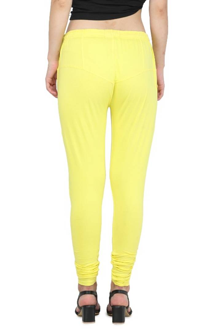 Trendy Cotton Blend Churidar Legging With Drawstring Waistband