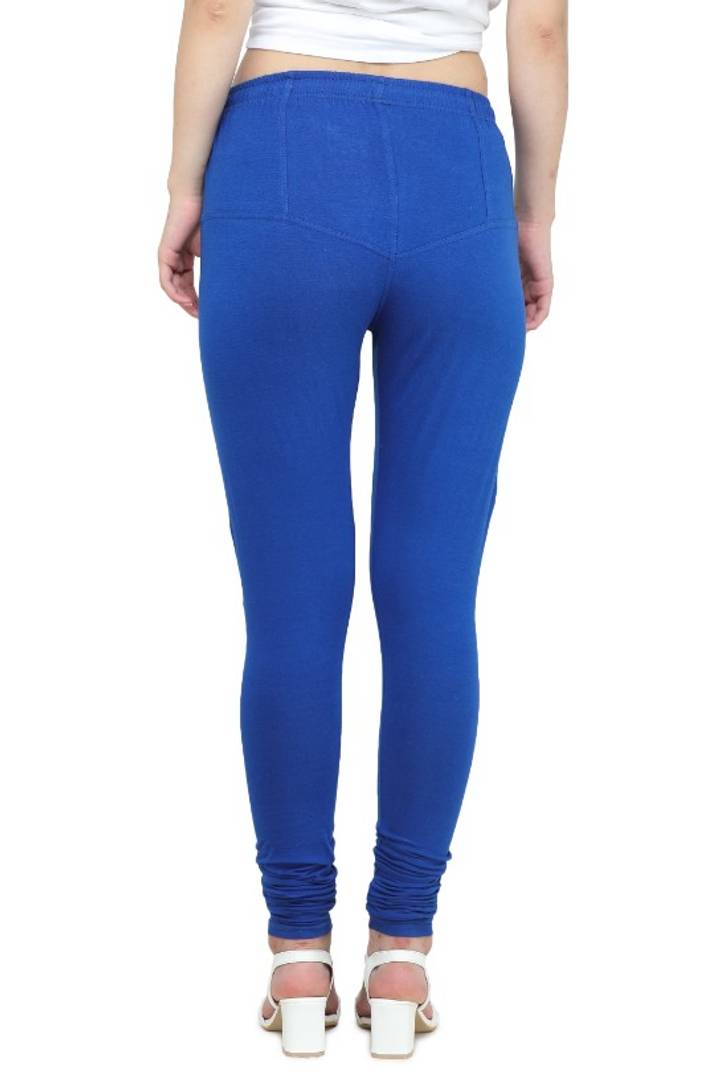 Trendy Cotton Blend Churidar Legging With Drawstring Waistband