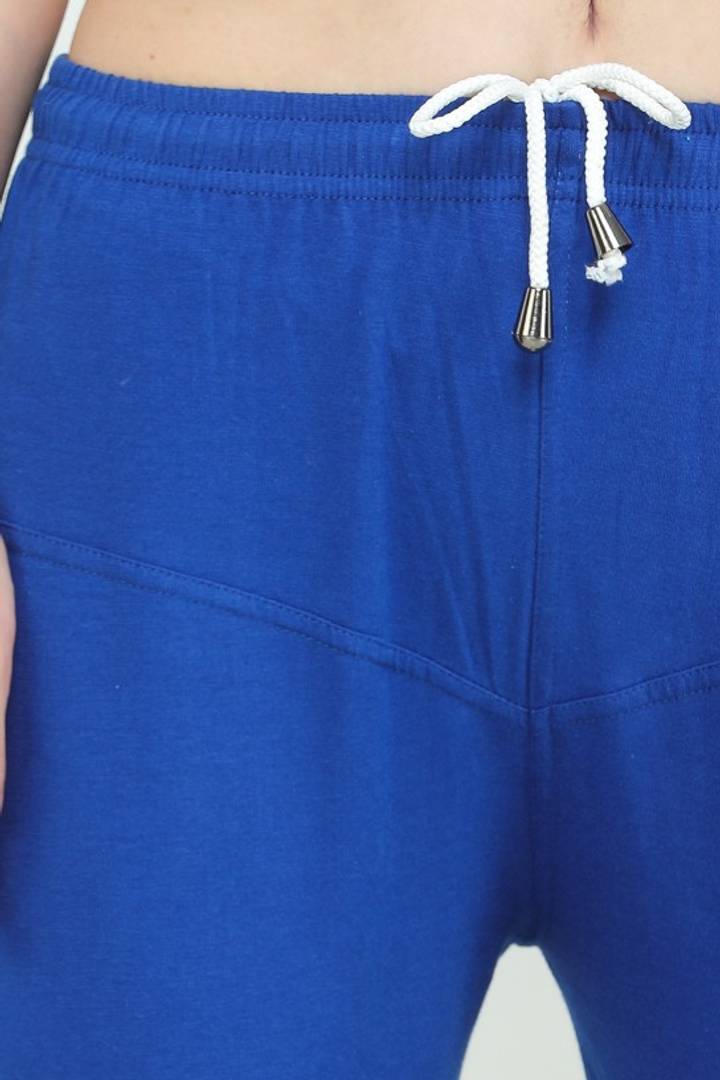 Trendy Cotton Blend Churidar Legging With Drawstring Waistband