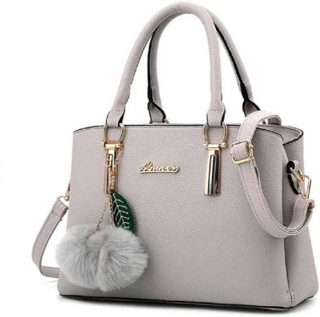 WOMEN'S GREY HAND BAG