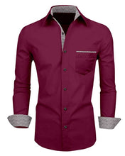 Load image into Gallery viewer, Stylish Cotton Fully Stitched Full Sleeve Formal Shirt For Men