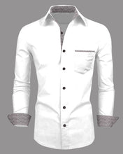 Load image into Gallery viewer, Stylish Cotton Fully Stitched Full Sleeve Formal Shirt For Men