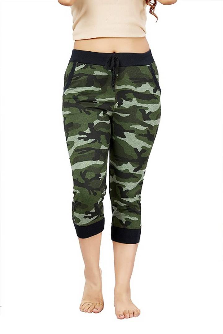 Women Millitary Capri