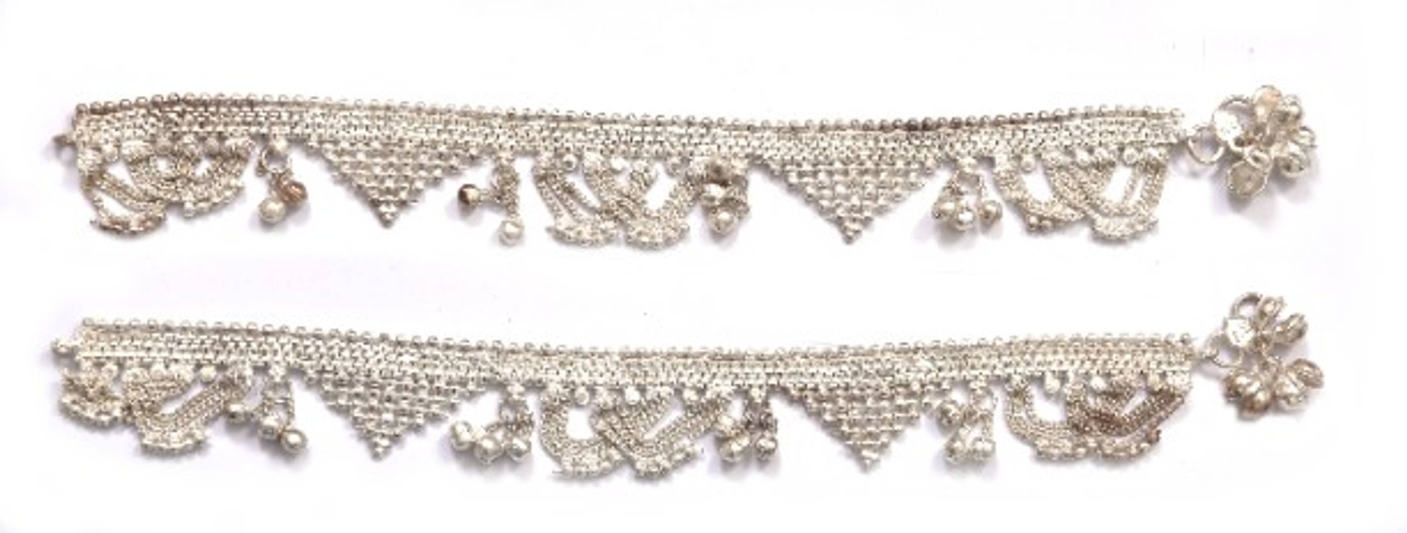 Silver plated Anklets payal for womens & girls