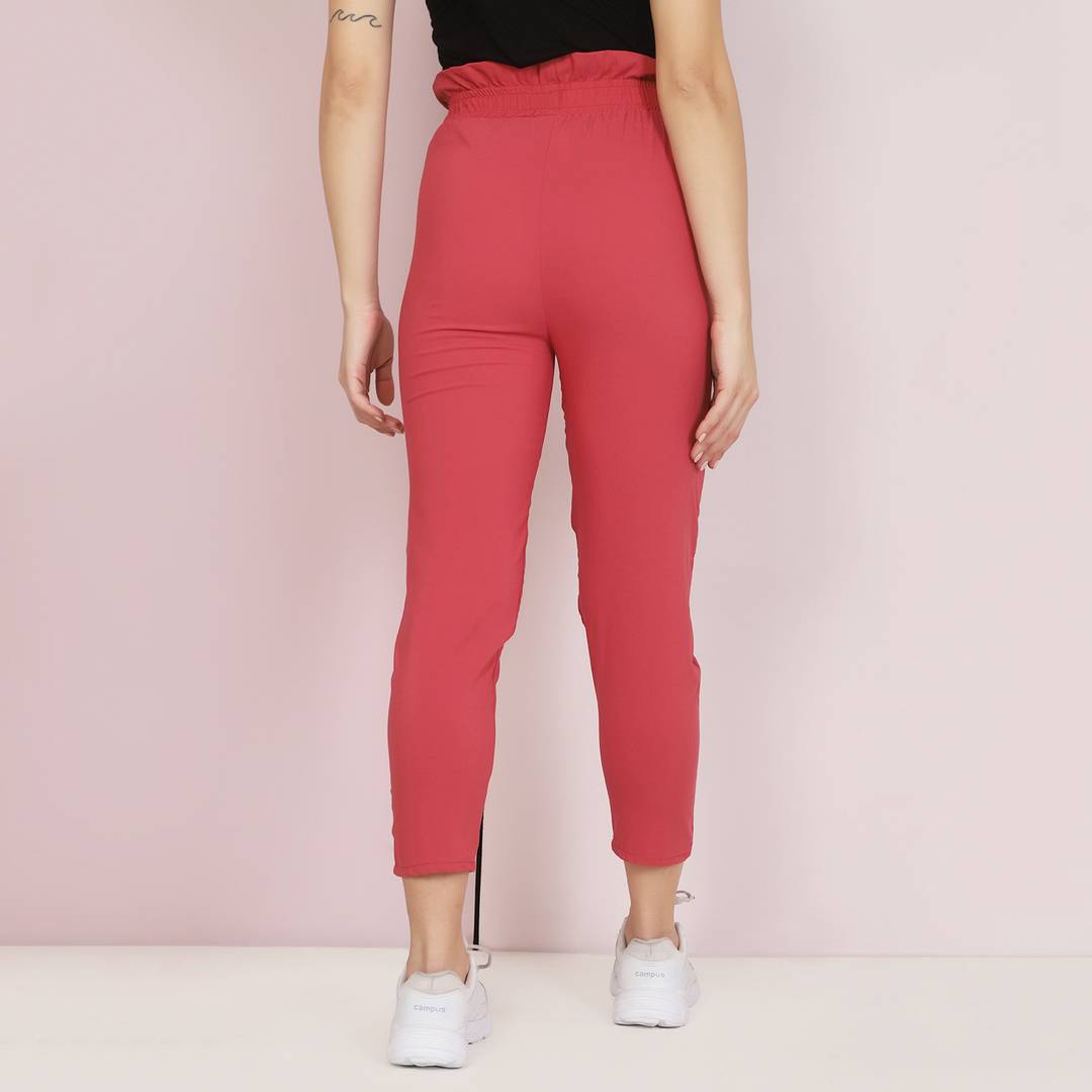 Lycra Gajri Skinny Fit Women Trouser