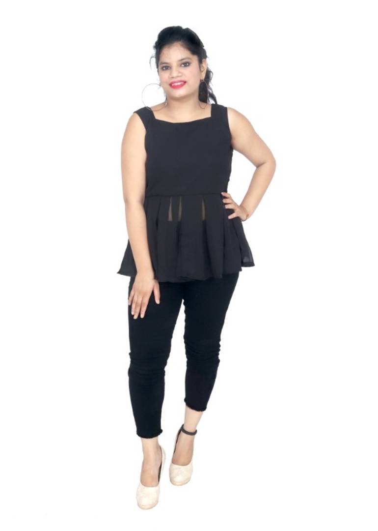 women georgette top