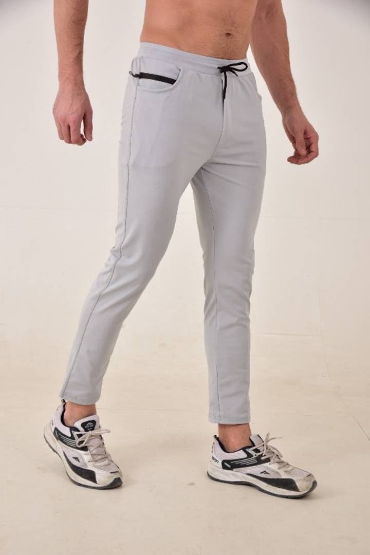 Trendy Polyester Spandex Stretchable Track Pant