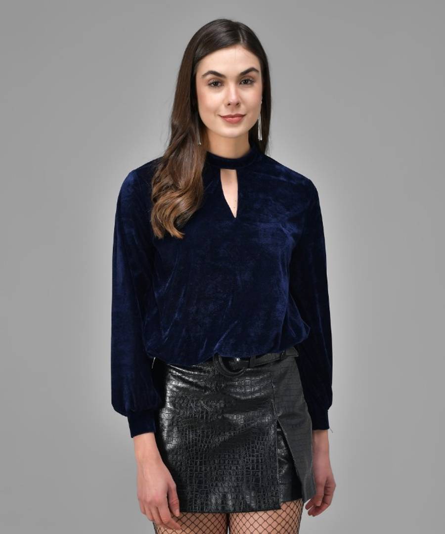 Trendy Velvet Top for Women