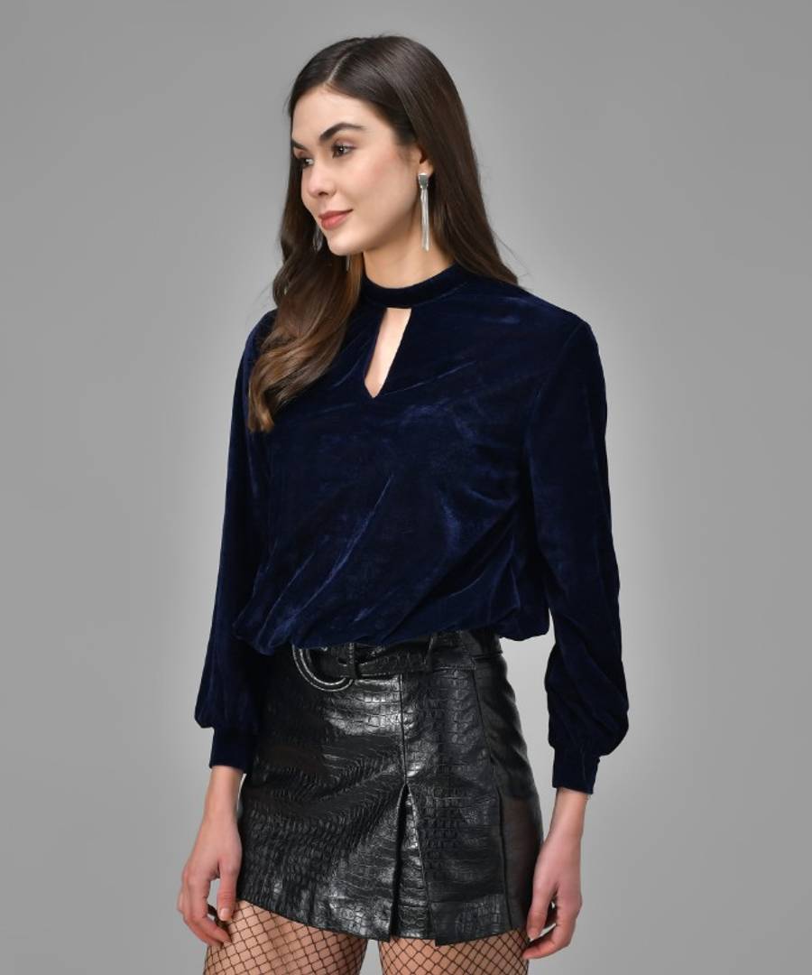 Trendy Velvet Top for Women