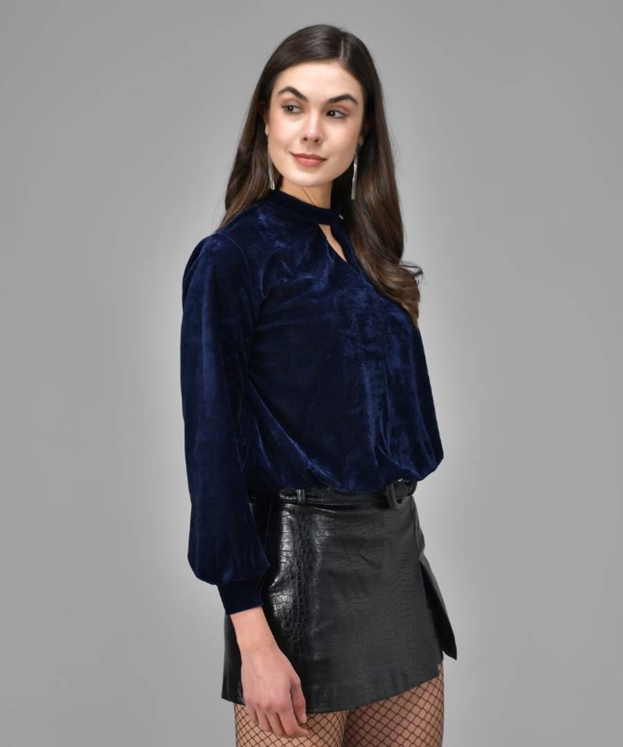 Trendy Velvet Top for Women