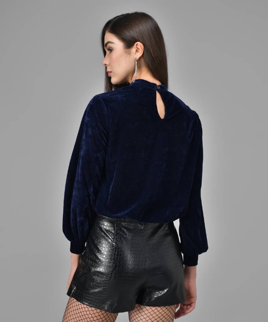 Trendy Velvet Top for Women