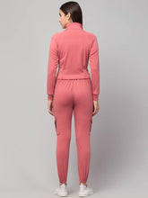Load image into Gallery viewer, Women Zipper Lifestyle Solid Tracksuits