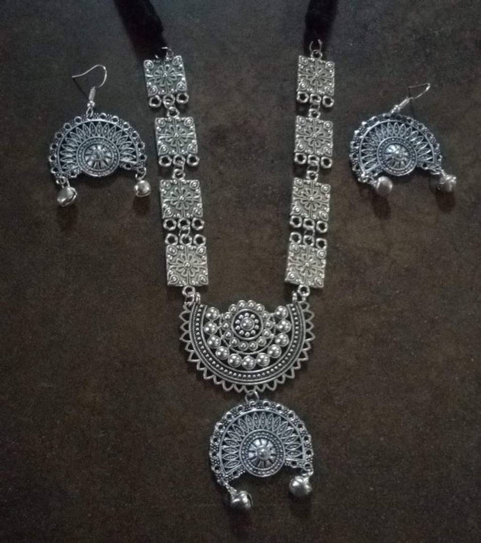 Trendy German Silver Jewellery Set for Women