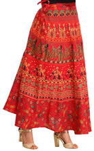 Load image into Gallery viewer, Jaipuri Printed Wrap Around Skirt for Women (Free Size)