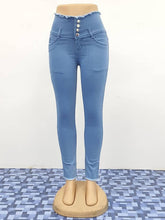 Load image into Gallery viewer, Fabulous Stunning Blue Denim Jeans For Women