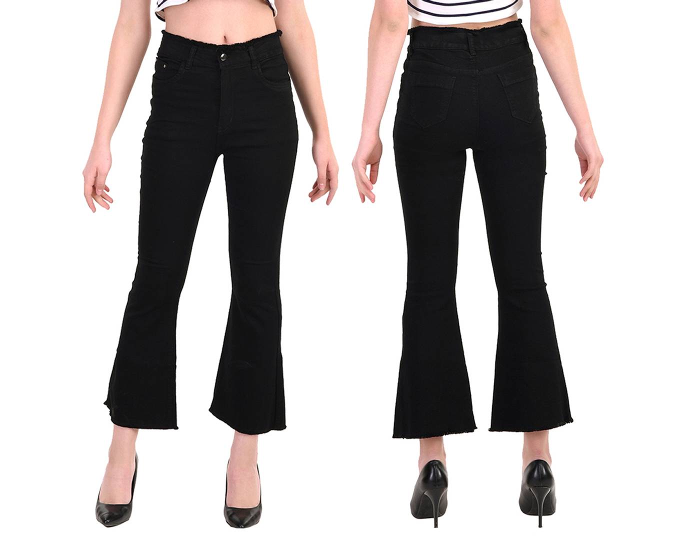 Fabulous Stunning Black Denim Jeans For Women