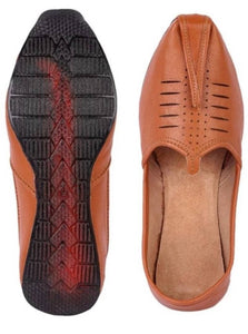 Trendy Leather Mojari for Men