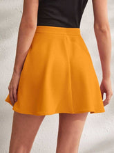 Load image into Gallery viewer, Mini Flared Skirt Yellow