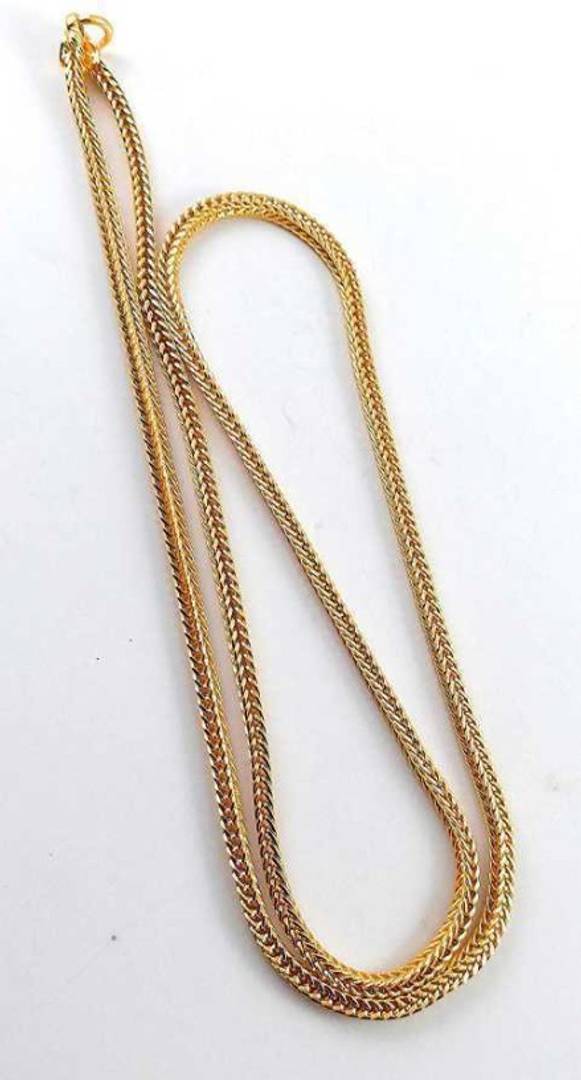Gold-plated Plated Copper Chain 20 inch