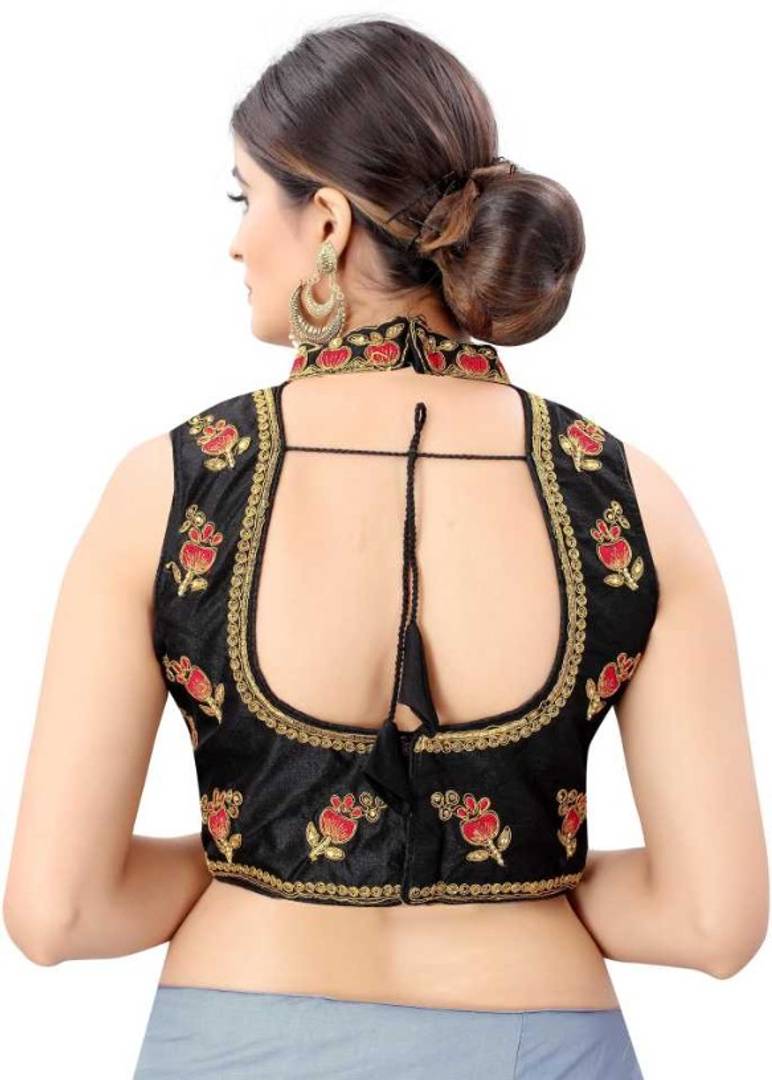 Trendy phantom silk Stitched Blouse for Women