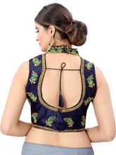 Load image into Gallery viewer, Trendy phantom silk Stitched Blouse for Women