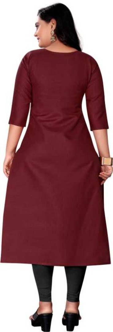 Womens Casual Embroidery Cotton Kurtis