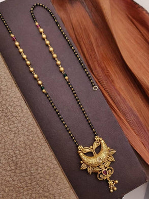copper gold plated Mangalsutra for women