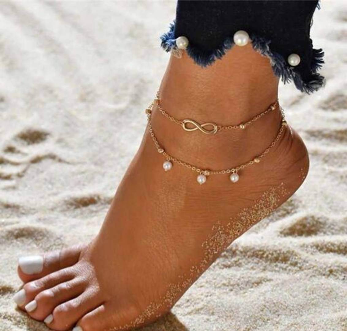 Stylish Alloy Chain Anklet for Women And Girls