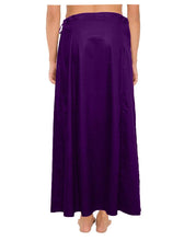 Load image into Gallery viewer, Elegant Purple Cotton Solid Saree Inskirt Petticoats For Women
