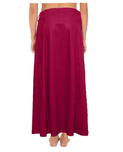 Load image into Gallery viewer, Elegant Maroon Cotton Solid Saree Inskirt Petticoats For Women
