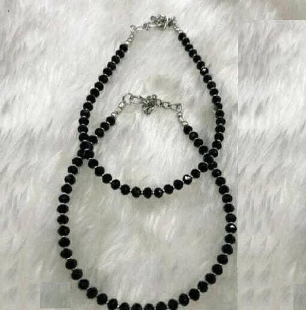 PAIN ANKLET/2PAIR-GLITTERING CHUNKY WOMEN ANKLET