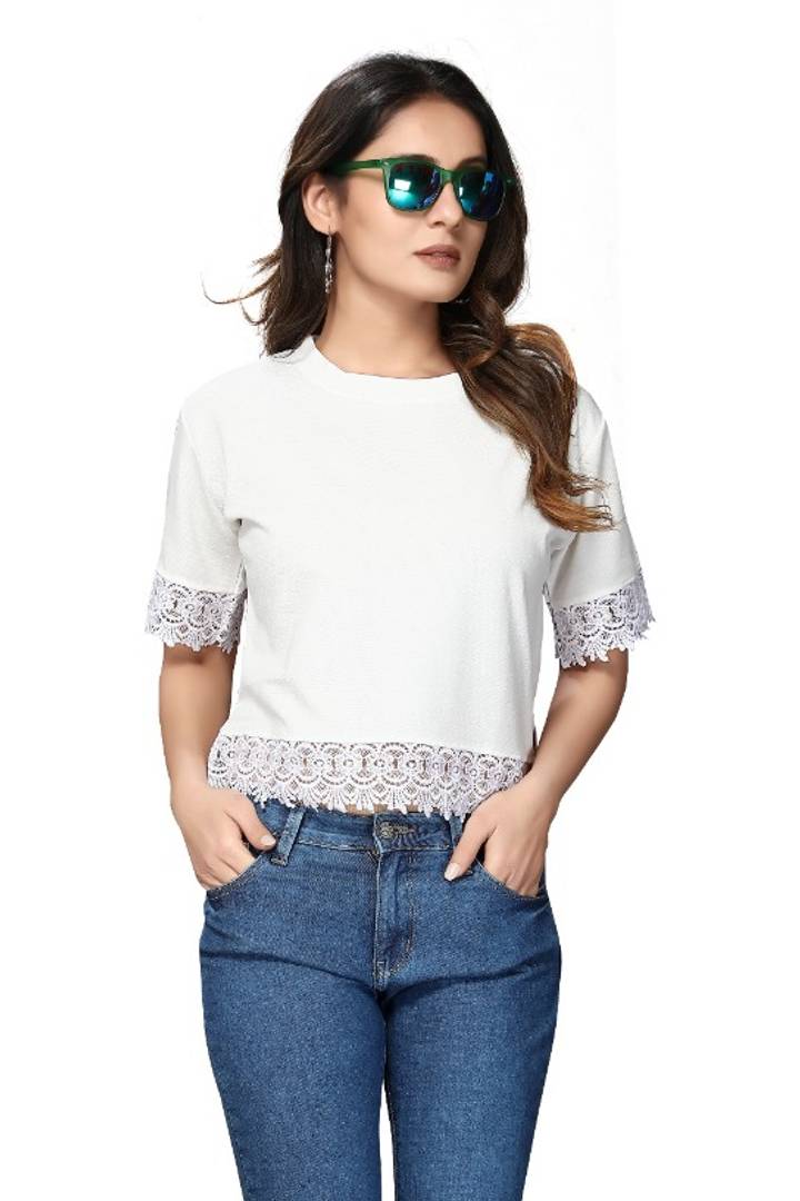 Women Polyester Crop Top