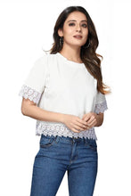 Load image into Gallery viewer, Women Polyester Crop Top