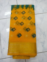 Load image into Gallery viewer, Cotton Printed Saree with Blouse piece