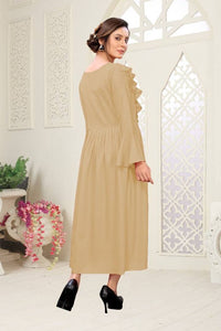 For Womens And Girls Latest Beautiful Plain Gown