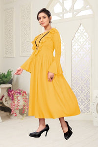 For Womens And Girls Latest Beautiful Plain Gown