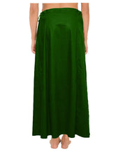 Load image into Gallery viewer, Alluring Green Cotton Solid Saree Inskirt Petticoat For Women