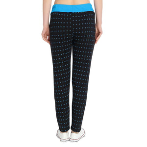 Stylish Cotton Black Printed Track Pant For Women