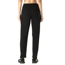Load image into Gallery viewer, Stylish Black Cotton Solid Track Pant For Women
