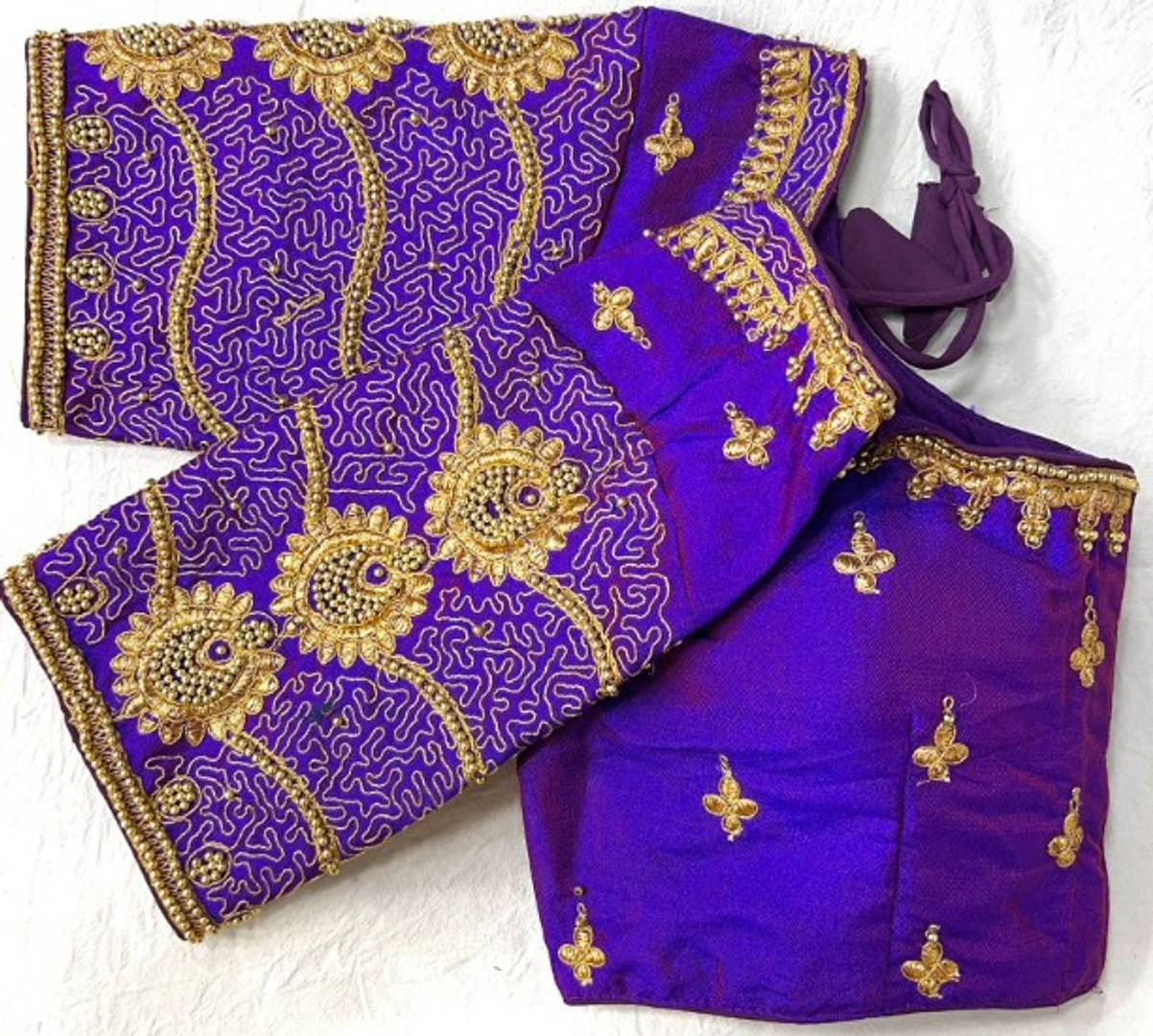 Beautiful Silk Blend Stitched Blouse for Women