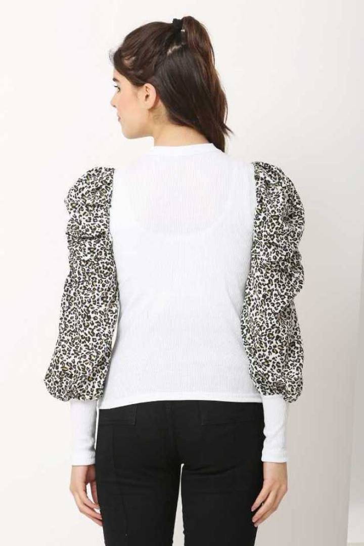 Women White Casual Top